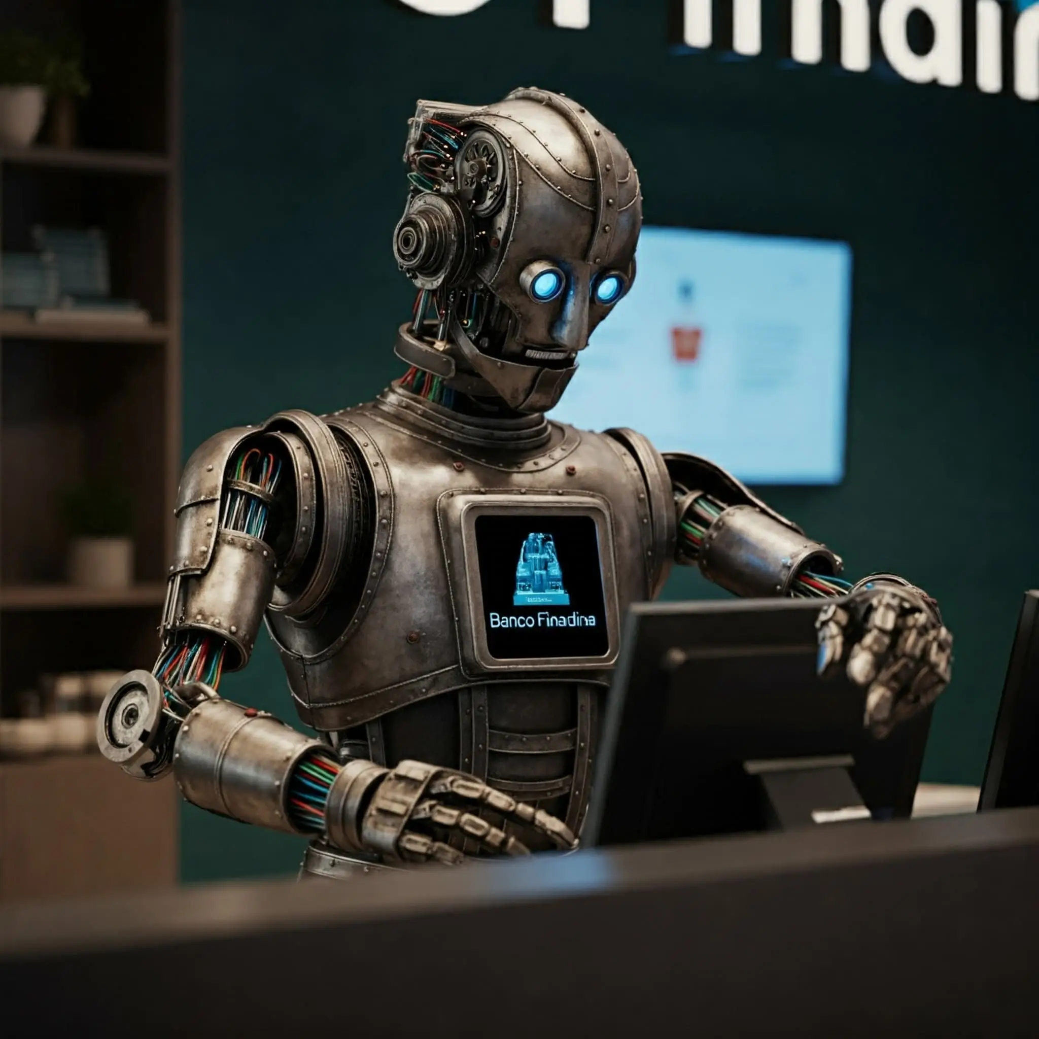 robot banco finandina