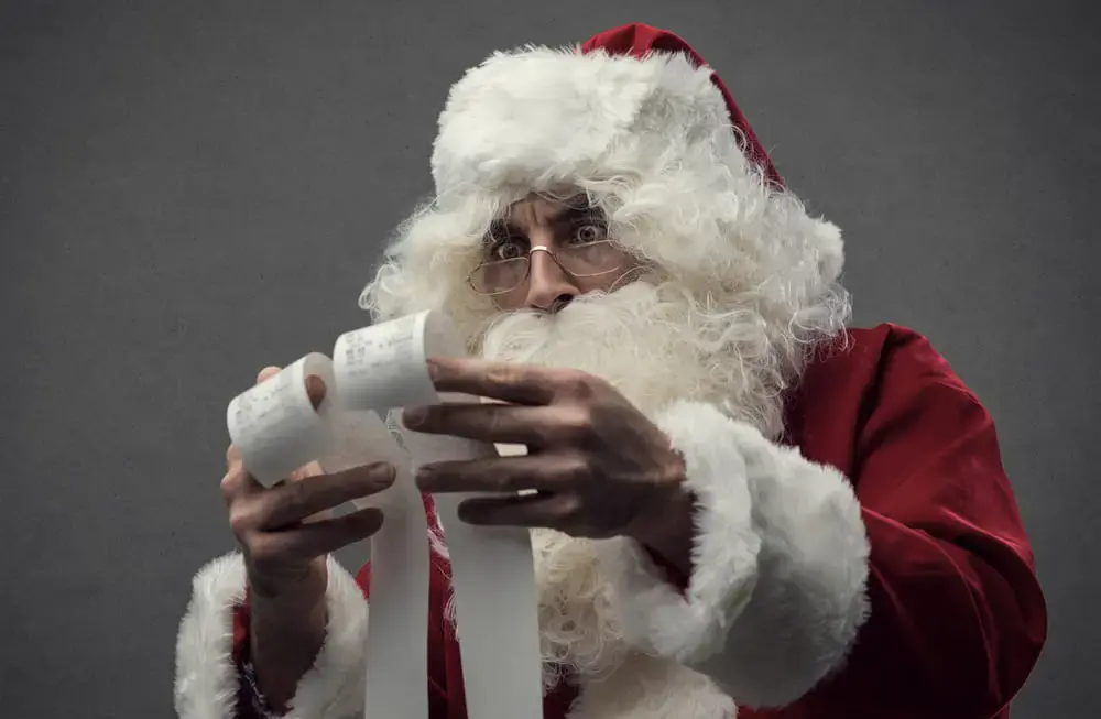 presupuesto para los regalos de navidad